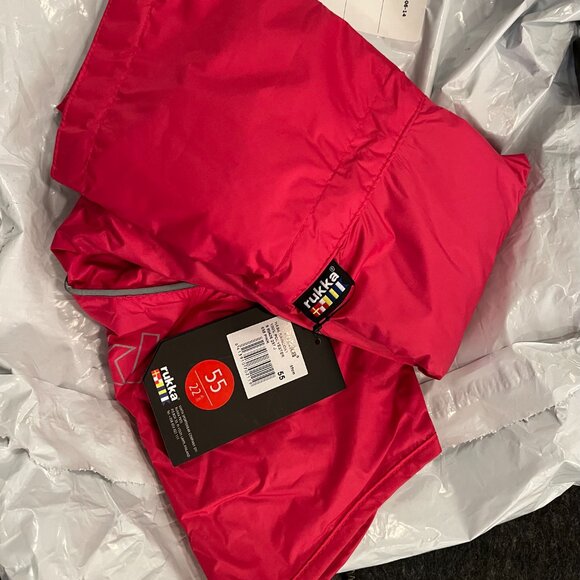 RUKKA HASE PINK DOG RAINCOAT 50-55 - Picture 6 of 7